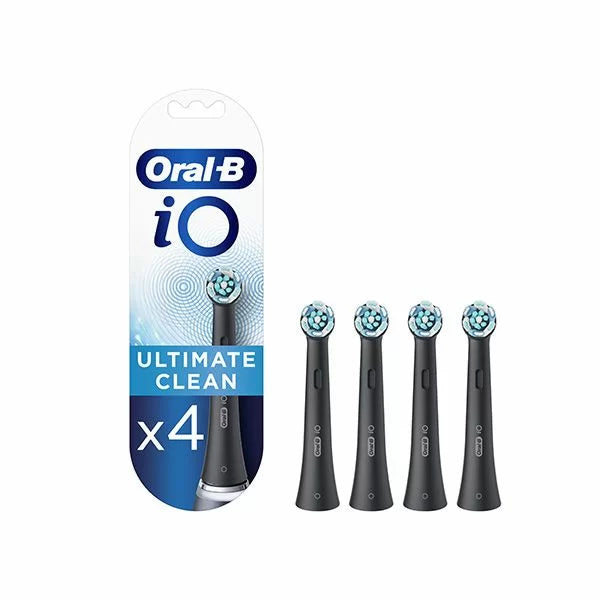 Oral-B iO Ultimate Clean Ανταλλακτικές Κεφαλές για Ηλεκτρική Οδοντόβουρτσα Black 4τμχ 4210201424512