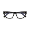 Γυαλιά Blue Light Celeste Midnight Mist με κοκκάλινο σκελετό και ορθογώνιο σχήμα σε μαύρη απόχρωση.