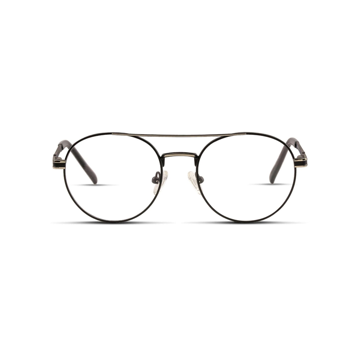Γυαλιά Blue Light Magnus Glacier Silver με μεταλλικό σκελετό και aviator σχήμα σε ανθρακί ασημί απόχρωση.