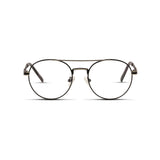 Γυαλιά Blue Light Magnus Glacier Silver με μεταλλικό σκελετό και aviator σχήμα σε ανθρακί ασημί απόχρωση.