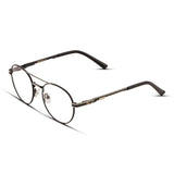 Γυαλιά Blue Light Magnus Glacier Silver με μεταλλικό σκελετό και aviator σχήμα σε ανθρακί ασημί απόχρωση.