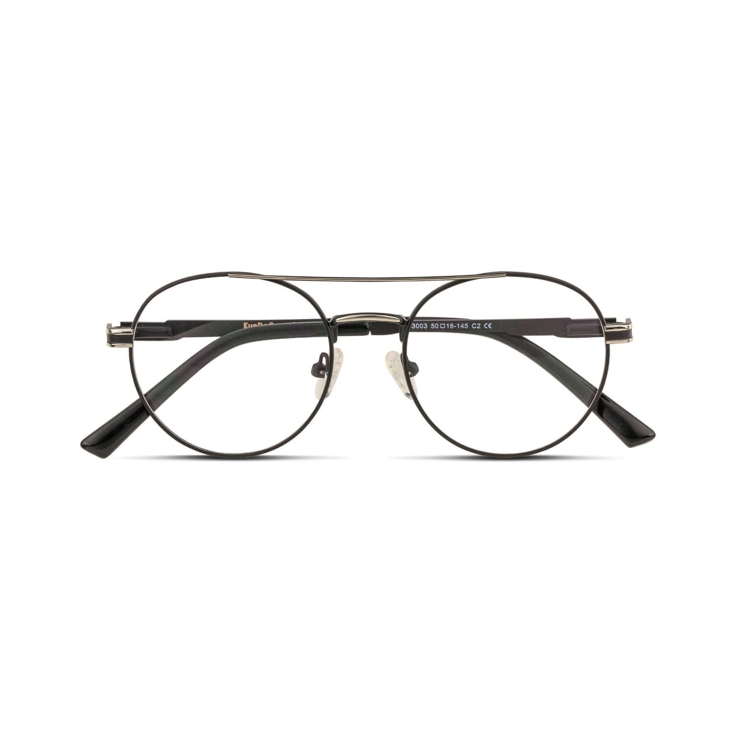 Γυαλιά Blue Light Magnus Glacier Silver με μεταλλικό σκελετό και aviator σχήμα σε ανθρακί ασημί απόχρωση.