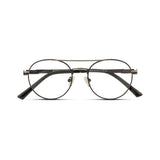 Γυαλιά Blue Light Magnus Glacier Silver με μεταλλικό σκελετό και aviator σχήμα σε ανθρακί ασημί απόχρωση.