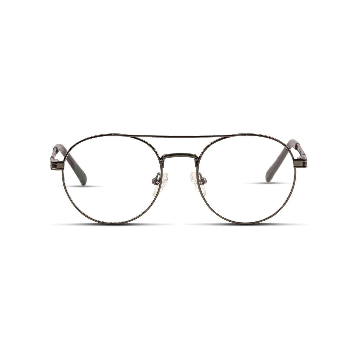 Γυαλιά Blue Light Magnus Gunmetal Grey με μεταλλικό σκελετό και aviator σχήμα σε ανθρακί γκρι απόχρωση.