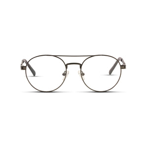 Γυαλιά Blue Light Magnus Gunmetal Grey με μεταλλικό σκελετό και aviator σχήμα σε ανθρακί γκρι απόχρωση.