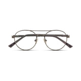 Γυαλιά Blue Light Magnus Gunmetal Grey με μεταλλικό σκελετό και aviator σχήμα σε ανθρακί γκρι απόχρωση.