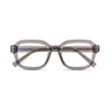 Γυαλιά Blue Light Gustavo Urban Smoke με κοκκάλινο σκελετό και τετράγωνο σχήμα σε γκρι ημιδιάφανη απόχρωση.