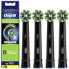 Oral-B Cross Action EB50BRB Ανταλλακτικές Κεφαλές Μαύρες 4τμχ