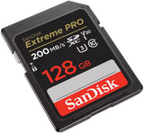 Sandisk Extreme PRO SDXC 128GB U3 V30 UHS-I 200MB/s