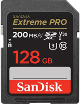 Sandisk Extreme PRO SDXC 128GB U3 V30 UHS-I 200MB/s