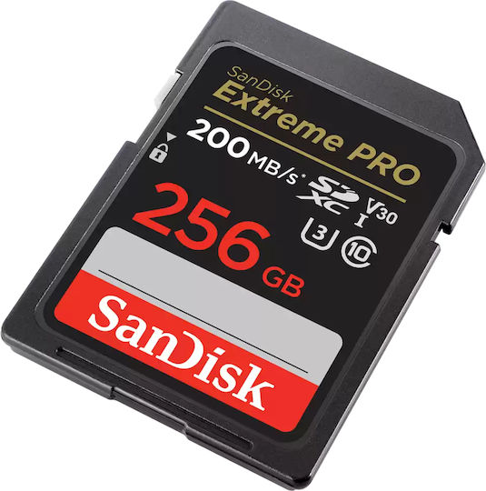 Sandisk Extreme Pro SDXC 256GB U3 V30 UHS-I 200MB/s