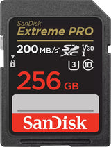 Sandisk Extreme Pro SDXC 256GB U3 V30 UHS-I 200MB/s