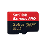 Sandisk Extreme PRO microSDXC 256GB U3 V30 A2 UHS-I 200MB/s με αντάπτορα