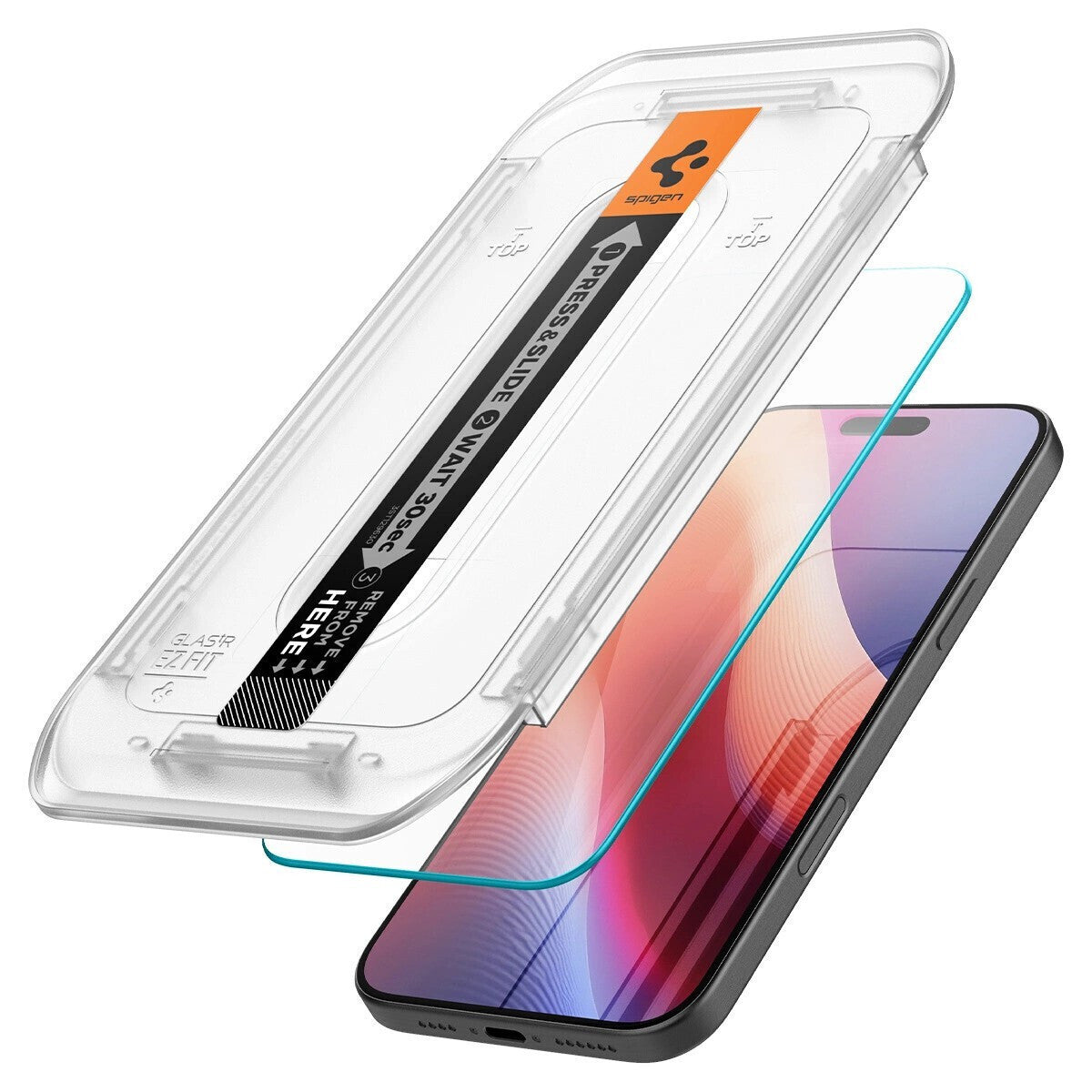 Spigen GLAS.tR EZ FIT Tempered Glass 2τμχ (iPhone 17 / 17 Pro / 16 Pro)
